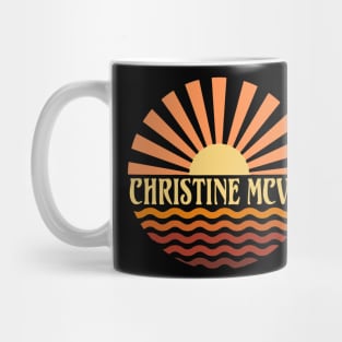 Graphic Circles Christine Name Lovely Styles Vintage 70s 80s 90s Mug